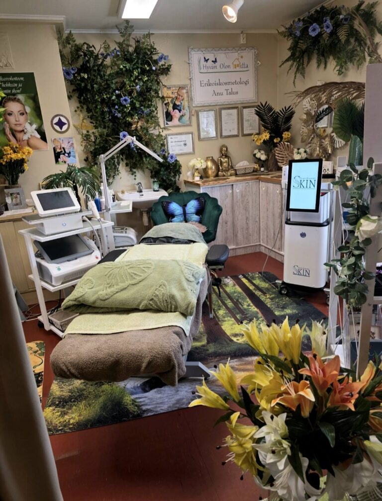 Hyvän Olon Aitta esteettinen kauneushoitola kauneushoitola Hämeenlinna.